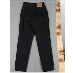 Levis 550 Vintage‎ Jean Womens 10 L 27X31 Black Fade Relaxed Fit Tapered Leg Y2K